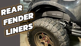 BRONCO STEEL REAR FENDER LINERS INSTALLATION | The Bronco Adventures