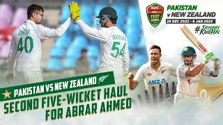 Second Five-Wicket Haul for Abrar Ahmed | Pakistan vs New Zealand | 1st Test Day 4 | PCB | MZ2L