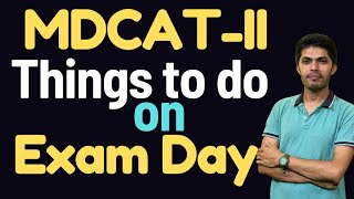 SZABMU MDCAT: Things to do on Exam Day !!