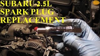 How To Install Replace Spark Plugs Subaru Impreza 2.5L | EJ25 Spark Plug Repalcement