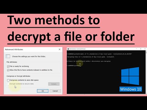 How to Encrypt and Decrypt a Text File in Windows 10