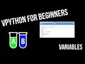 VPython for Beginners 2 - Variables