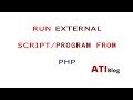 How to Run windows shell commands from PHP