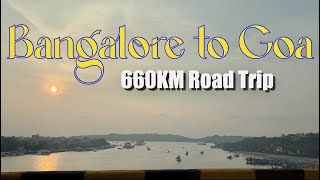 Bangalore to Goa by Car | 660KM Road Trip| Friend Trip to Goa