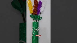 Easy way to craft lavender flowers #diy #ytshorts #foryou