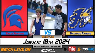 HCTV SPORTS: Hastings Wrestling vs Simley Spartans | 1-18-23