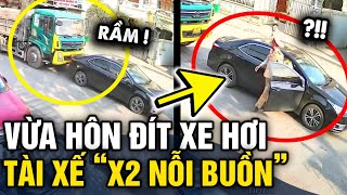 Vừa HÔN ĐÍT xe hơi, bác tài GIẬT MÌNH X2 khi thấy bóng dáng 2 NGƯỜI BƯỚC XUỐNG | Tin 3 Phút