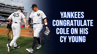 Yankees Congratulate Gerrit Cole On His Cy Young | New York Yankees