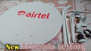 Airtel HD New Dish Antenna setting //Airtel HD installation setting