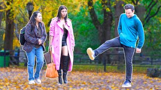 FUNNY Wet Fart Prank in NYC! Kicking Out the Farts!