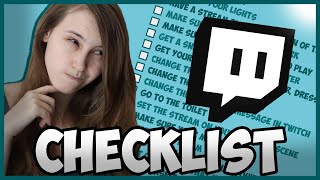 What To Do Before Going Live On Twitch - Free Checklist Available