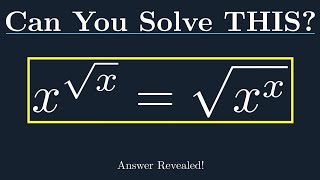 How to Solve This Complex Exponential Equation! | MindSphere |