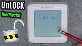 UNLOCK Honeywell Home T5 | UNLOCKING Device Pin Code | Digital SMART Thermostat