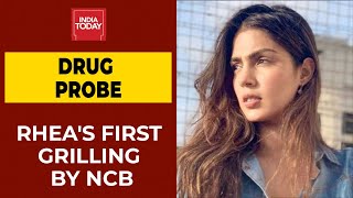 Rhea Chakraborty's First Grilling By NCB In Drug-Link Probe, Rhea Cries Witch-Hunt