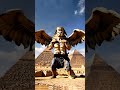 mythical creature sphinx ai aigenerated pyramid ancient mythicalcreatures angel giant egypt