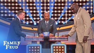 Shaq ain't TELLING! | Celebrity Family Feud