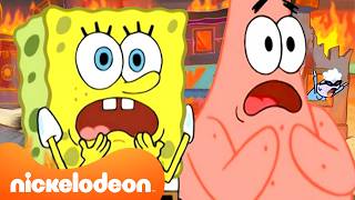 SpongeBob Moments in Bikini Bottom That Went Wrong! 🤣 | 60 Minutes | Nicktoons