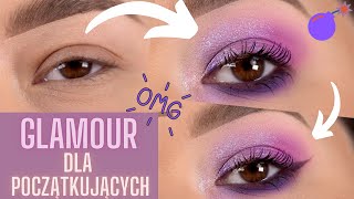 LEKCJA MAKIJAŻU || MAKIJAŻ  DLA OPADAJĄCEJ POWIEKI - GLAMOUR / kreska || NAUCZ SIĘ MOICH TRICKÓW 💜💜😍