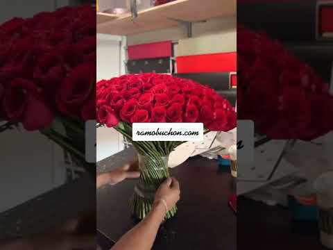 Making A Big Ramo Buchon 100 Roses For Your Emotional Love рџ Show That