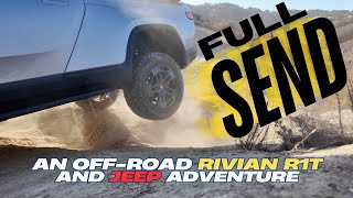 Off-Road Adventure at Hollister Hills | Rivian R1T and Jeep Gladiator SEND IT on the dirt trails.