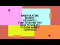 MANIPULATING ARRAYS | RESHAPE() FUNCTION AND TWO WAYS TO USE IT | PYTHON NUMPY TUTORIALS