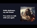Disturbed - The Sound Of Silence (with lyrics)