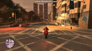 GTA4耍帥不戴安全帽的後果