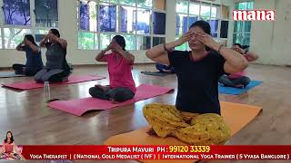 Yoga With Tripura || How to control Blood Pressure \u0026 Hypertension || MANA TV