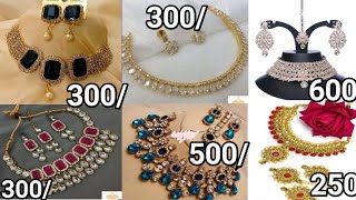 Latest artificial necklace design/Fancy artificial necklace design/Trending artificial necklace set