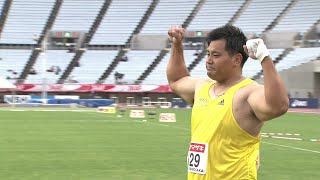 【第106回日本選手権】男子 ハンマー投 決勝1位 ●柏村 亮太●