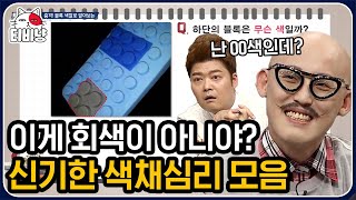 [티비냥] 갈색? 회색? 보이는 색에 따라서 당신의 공격성이 나타난다!😡 흥미진진 꿀잼x100 신기한 색채 심리 테스트들! | #문제적남자