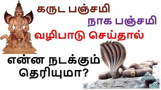 கருட பஞ்சமி, நாக பஞ்சமி வழிபாடு செய்தால் என்ன நடக்கும் தெரியுமா?