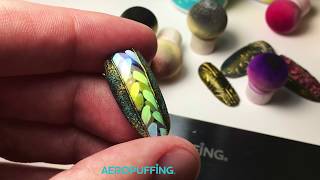 Aeropuffing Nail Art Tutorial: Bright Strokes