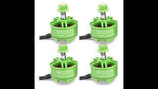 4X Racerstar 2207 BR2207S Green Edition 2500KV 3-6S Brushless Motor For RC Drone FPV Racing Frame