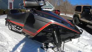 YAMAHA PHAZER 480 1986 VINTAGE SLED SCORE WALK AROUND