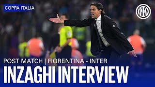 FIORENTINA 1-2 INTER | INZAGHI INTERVIEW 🎙️⚫🔵