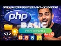 PHP File Handling Tutorial | Open, Read, Write Files | r r+ w w+ a a+ Explained