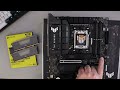 how to install ddr5 ram corsair vengeance ddr5 on asus tuf gaming x670e plus motherboard