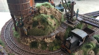 Playing with train micro layout \