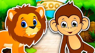 Zoo Animal Sounds for Preschoolers! | Let's Learn Zoo & Safari Animal Sounds | Kids Learning Videos