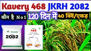 कावेरी 468 और दूसरी वैरायटी  JKRH 2082 इनसे मिलेगी  अधिक पैदावार I