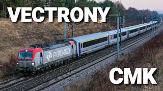 Vmax 160 km/h | Szybkie przeloty lokomotyw Vectron PKP Intercity na CMK