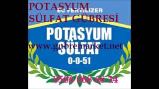 Potasyum Sülfat İçin Hangi Gübre Kullanılır, Potasyum Sülfat Gübre Bakımı Nasıl Yapılır