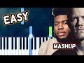 "Thunder / Young Dumb & Broke" by Imagine Dragons, Khalid 100% EASY PIANO TUTORIAL