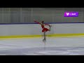 ltu figure skating championship 2023 chicks axel girls fs adelina miliauskaite