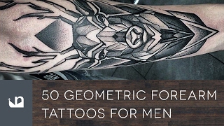 60 Geometric Forearm Tattoos For Men