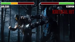Scorpion vs. Sub-Zero WITH HEALTHBARS | HD | Mortal Kombat X Official Trailer