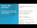 Intro Python- Comments
