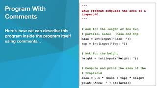 Intro Python- Comments