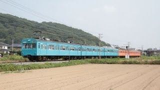 【スカイブルー+オレンジ6連】 秩父鉄道1000系 1001F+1003F 桜沢～寄居通過